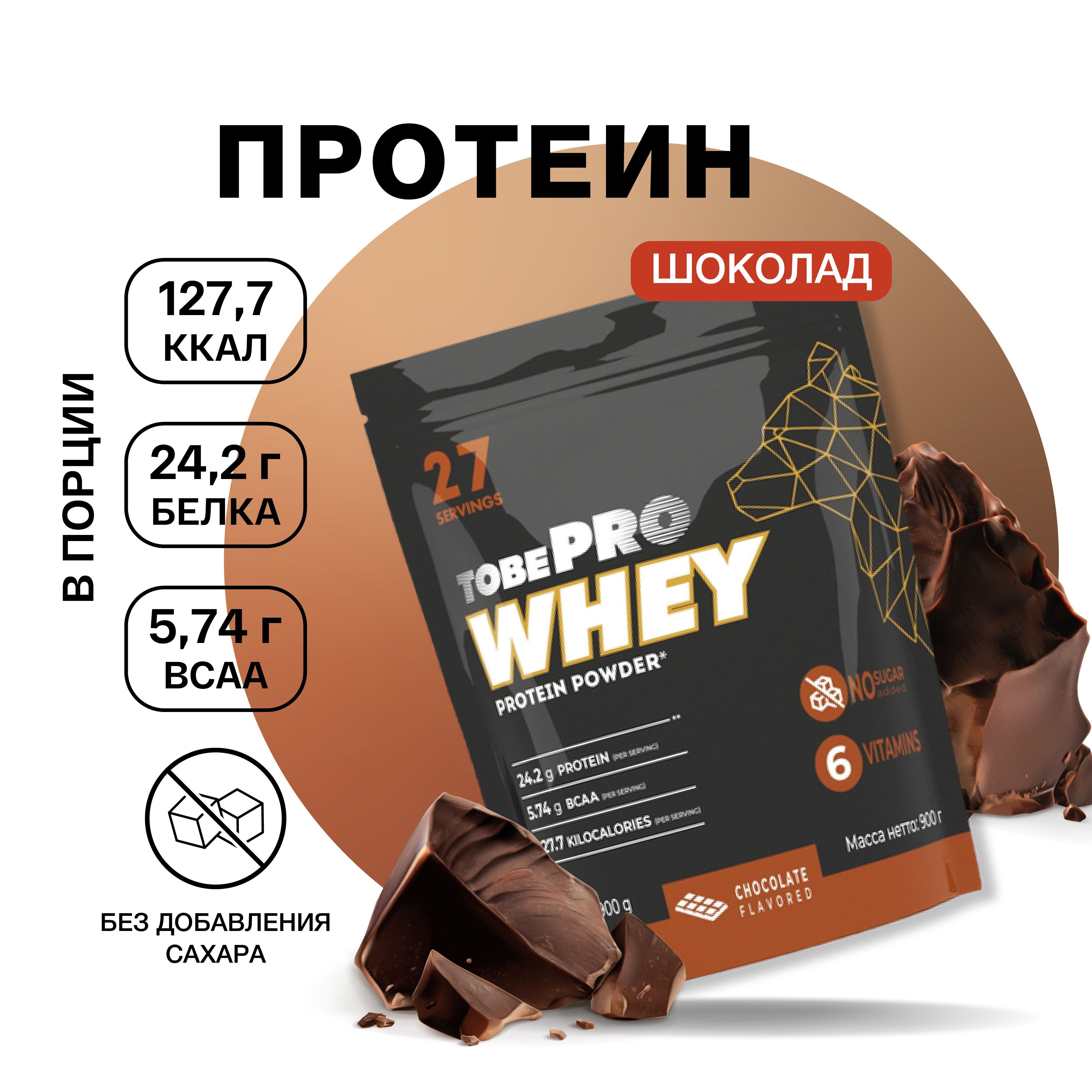 Сывороточный протеин витаминизированный Иван-поле Шоколад 27 порций 900 г
