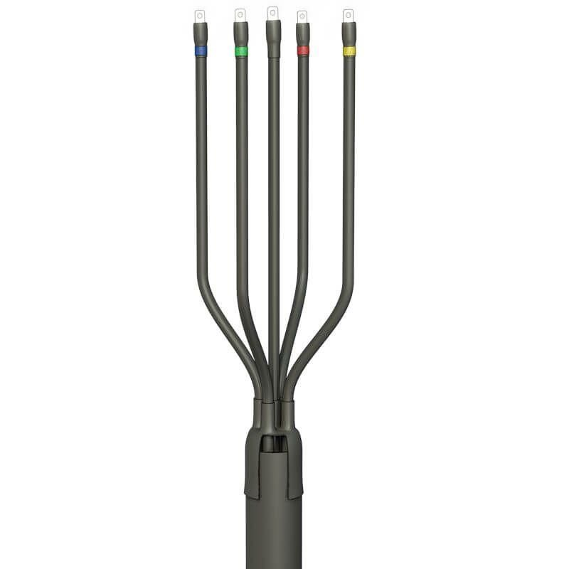 Муфта кабельная концевая универсальная 1кВ 5 ПКВ(Н)Тп-1 (35-50) нг-Ls с наконечниками (пла