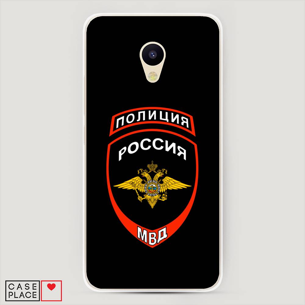 

Чехол Awog на Meizu M5c "Полиция шеврон", Черный;красный;белый, 72350-5