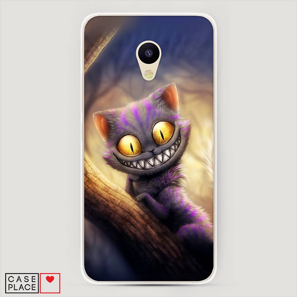 

Чехол Awog на Meizu M5c "Cheshire Cat", Фиолетовый;желтый, 72350-1