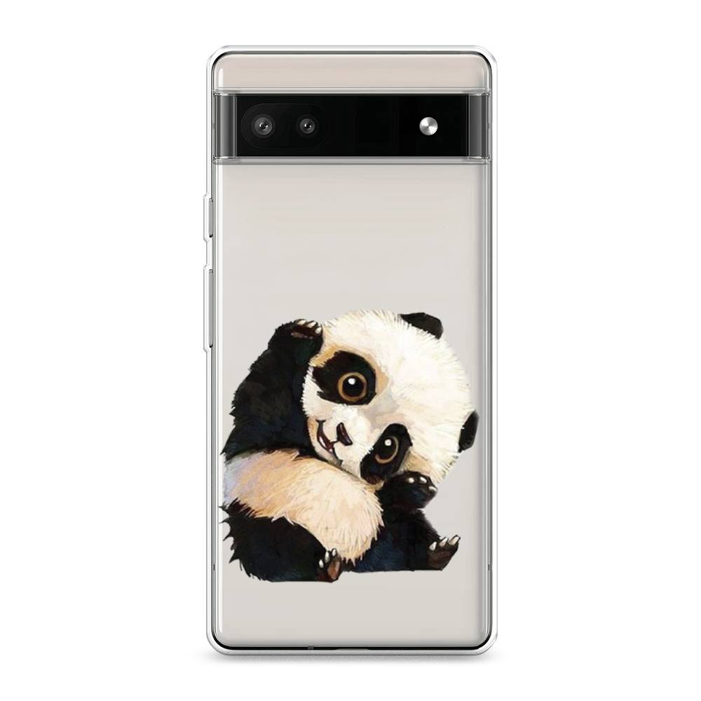 

Силиконовый чехол "Большеглазая панда" на Google Pixel 6A, Большеглазая панда