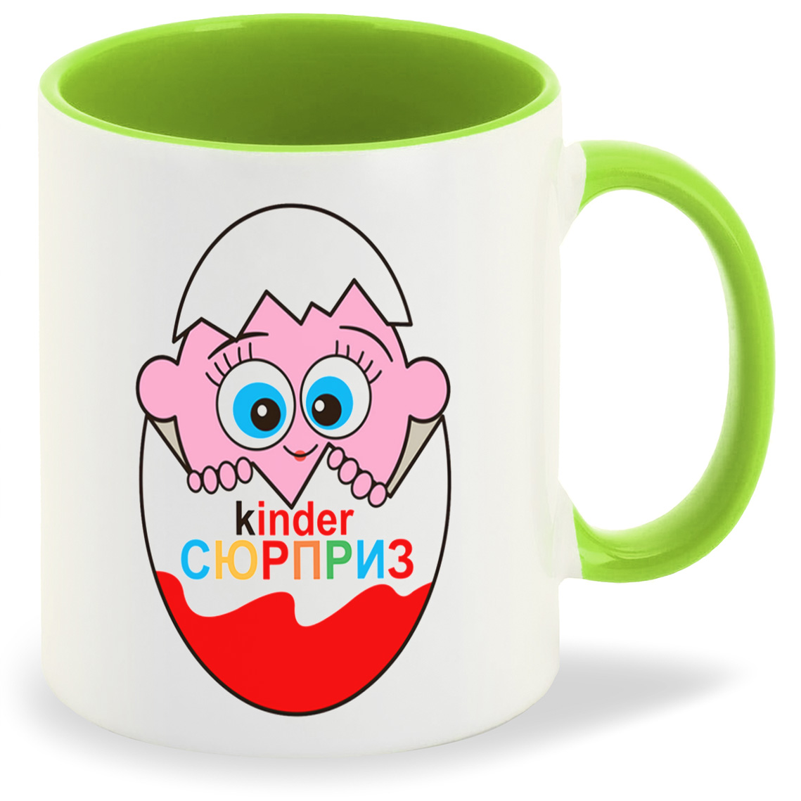 

Кружка CoolPodarok пузожитель киндер сюрприз kinder, пузожитель киндер сюрприз kinder