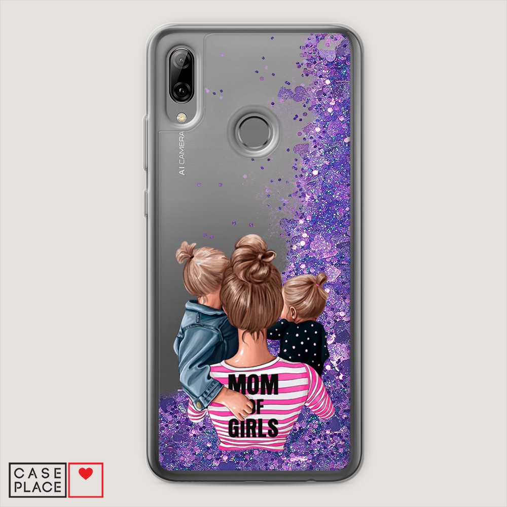 

Чехол Awog на Huawei P Smart 2019/Honor 10 Lite "Mom of Girls", Разноцветный, 67592-1