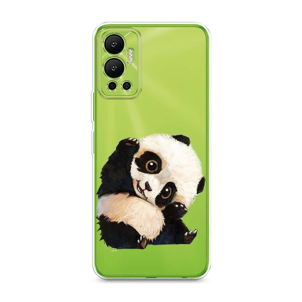 

Силиконовый чехол "Большеглазая панда" на Infinix Hot 12, Большеглазая панда