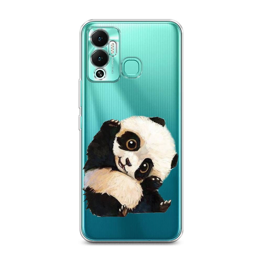 

Силиконовый чехол "Большеглазая панда" на Infinix Hot 12 Play, Большеглазая панда