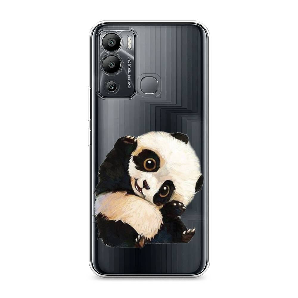 

Силиконовый чехол "Большеглазая панда" на Infinix Hot 12i, Большеглазая панда
