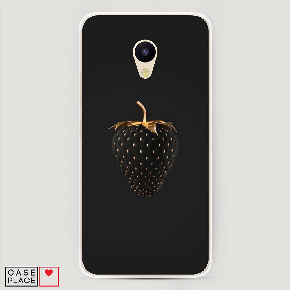 

Чехол Awog на Meizu M5c "Черно-золотая клубника", Черный;золотистый, 72350-10