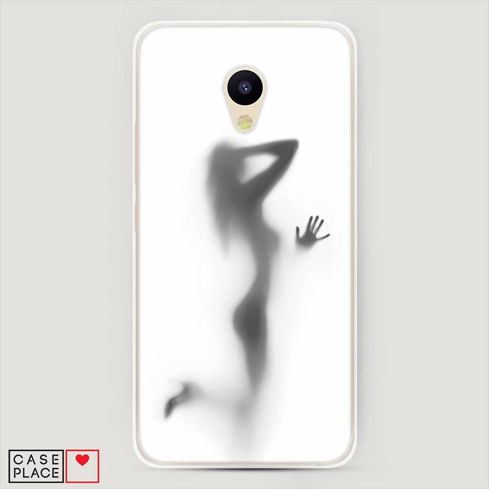 

Чехол Awog на Meizu M5c "Стекло в душе", Белый;серый;черный, 72350-7