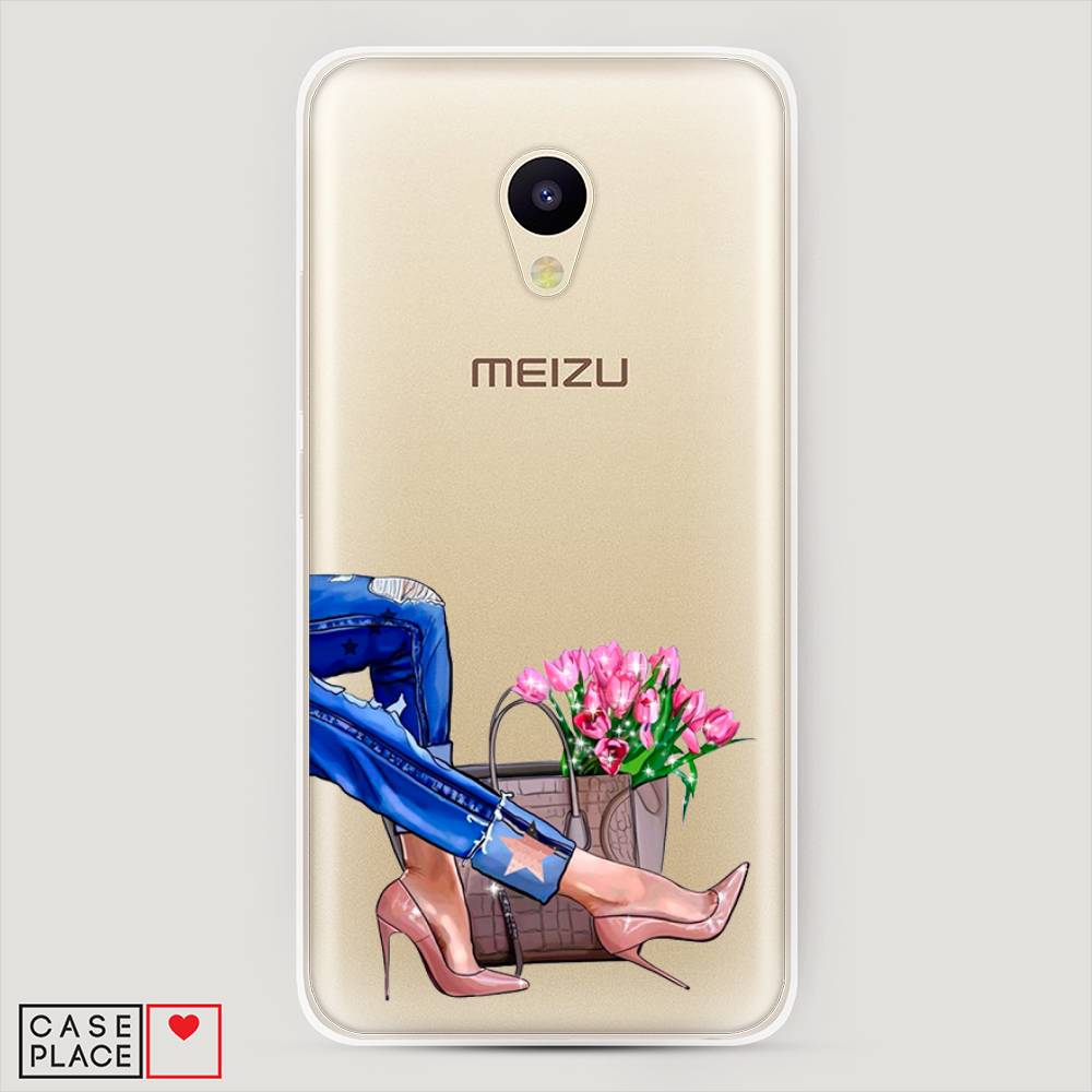 

Чехол Awog на Meizu M5c "Каблучки", Голубой;коричневый;розовый, 72350-7