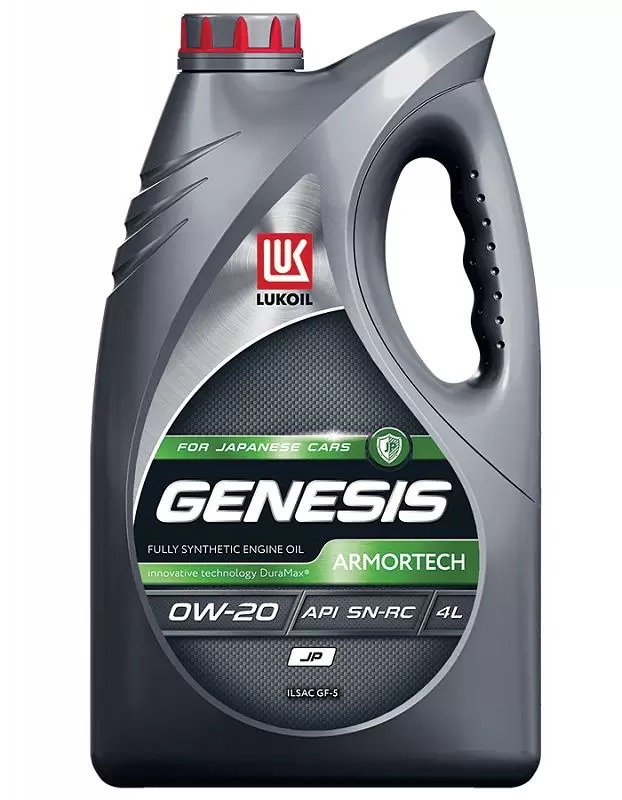 

Моторное масло Lukoil синтетическое Genesis Armortech Jp Api Sn/Sn-Rc Ilsac Gf 0w20 4л