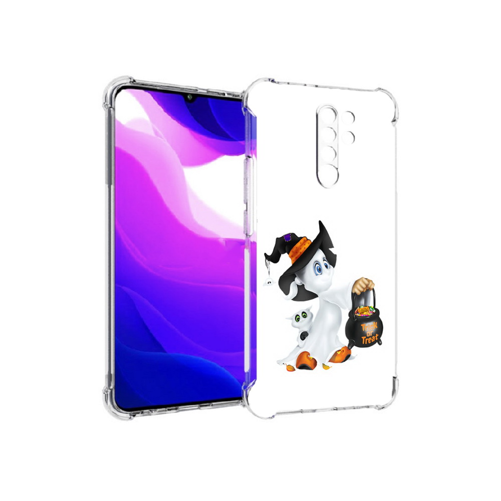 Чехол MyPads Tocco для Xiaomi Redmi 9 Маленький призрак (PT150826.259.113)