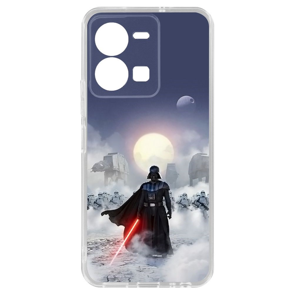 

Чехол-накладка Krutoff Clear Case Звездные Войны. Дарт Вейдер для Vivo Y35, Прозрачный