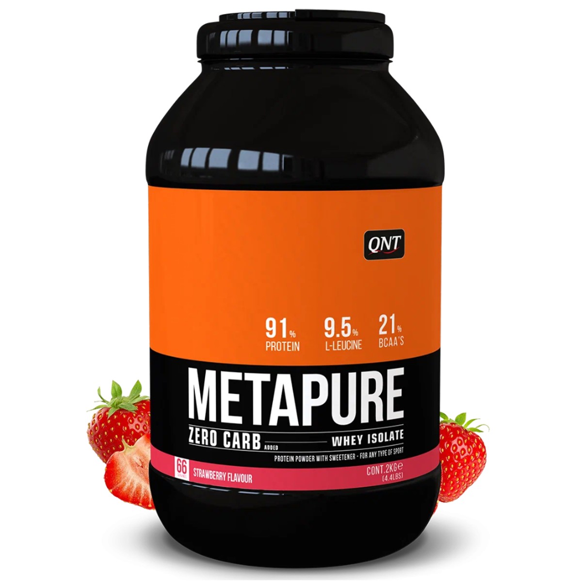 Протеин QNT Metapure Zero Carb, 2000 г, strawberry