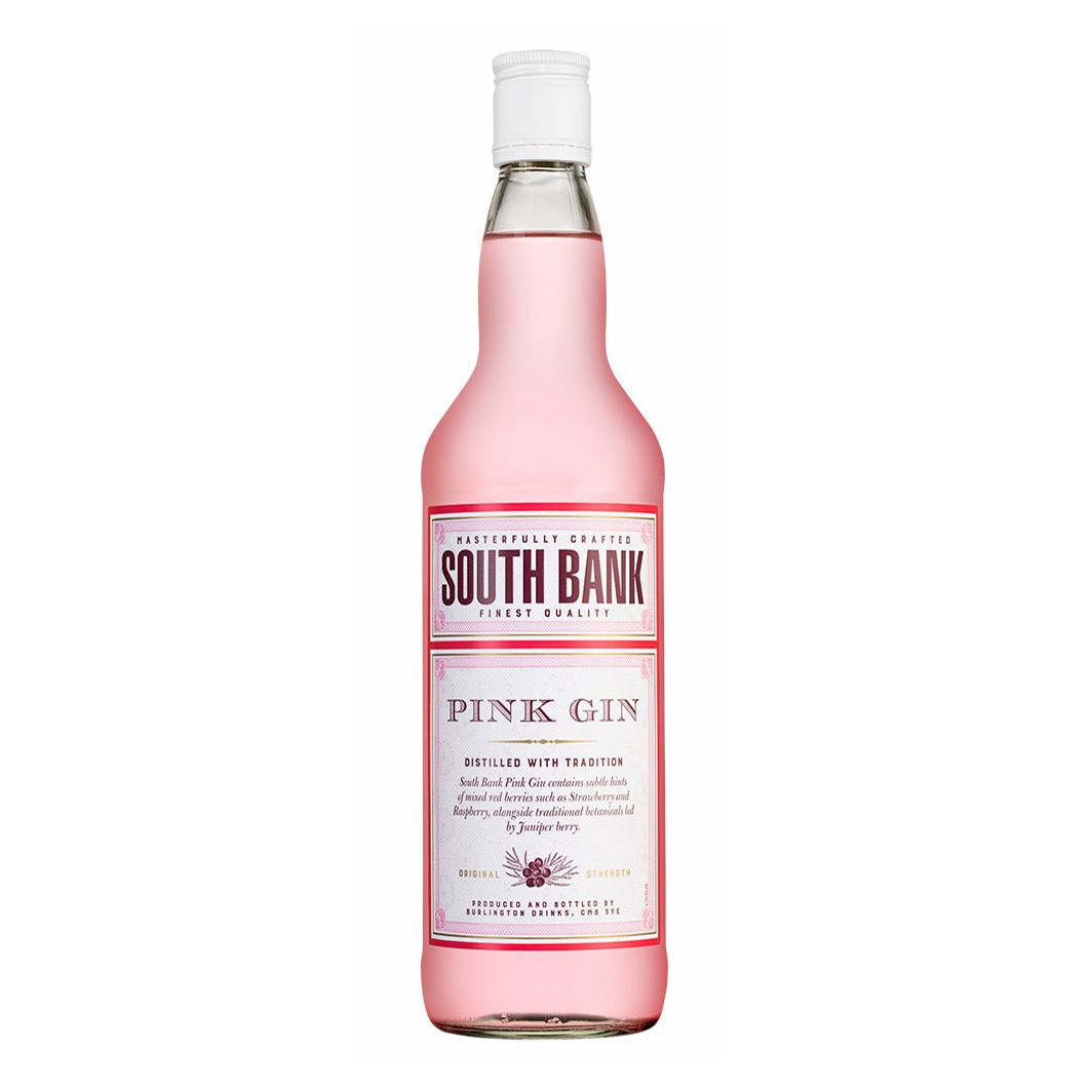 

Джин South Bank Pink Gin Burlington Drinks Company 37,5% 0,7 л