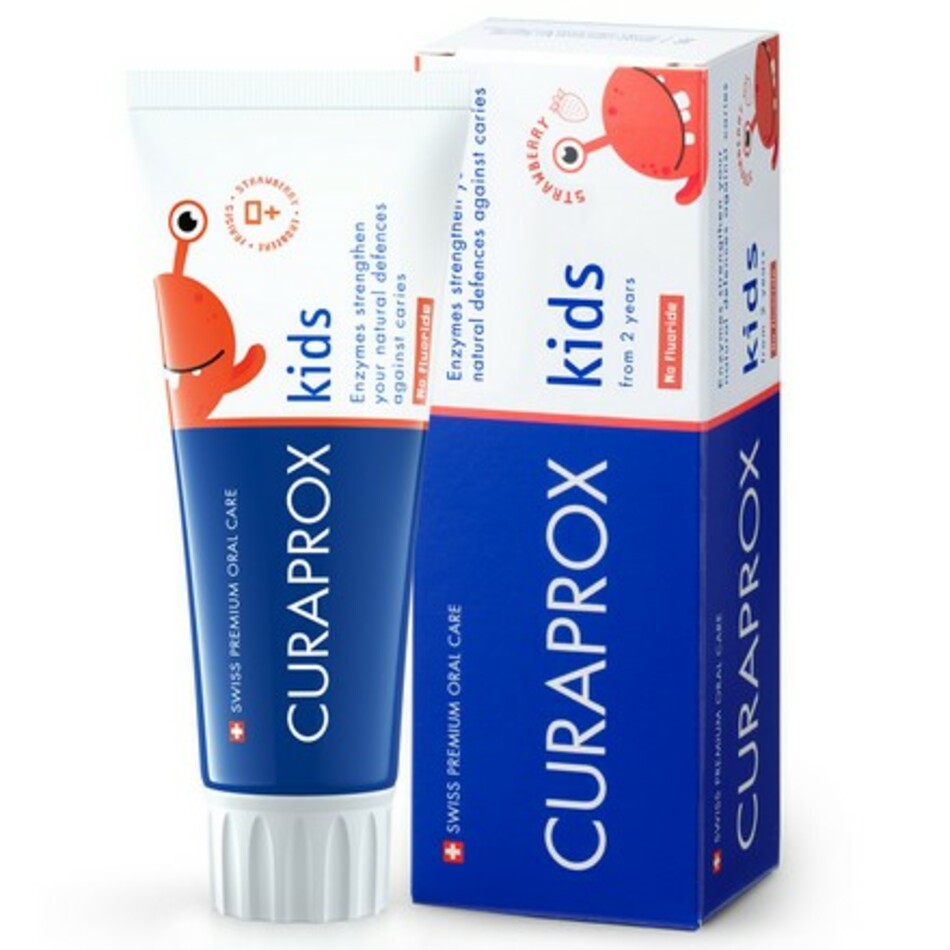 Зубная паста Curaprox Kids Zero клубника 60 мл 2573₽