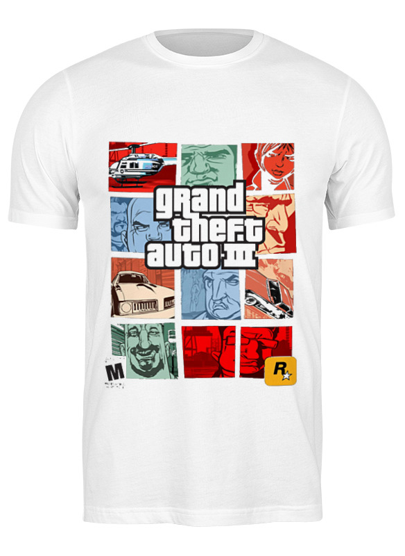 

Футболка мужская Printio Gta 3 белая 3XL, Белый, Gta 3