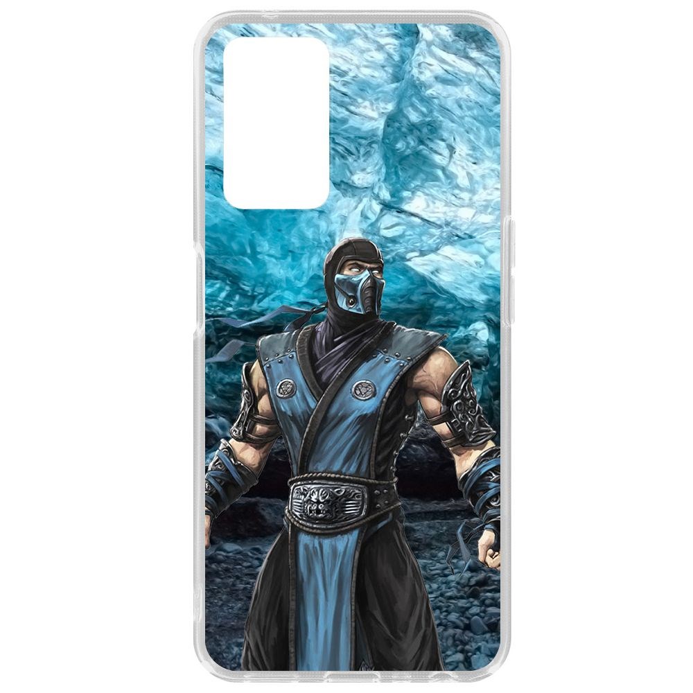 

Чехол-накладка Krutoff Clear Case Мортал Комбат. Саб Зиро для Oppo A96, Прозрачный