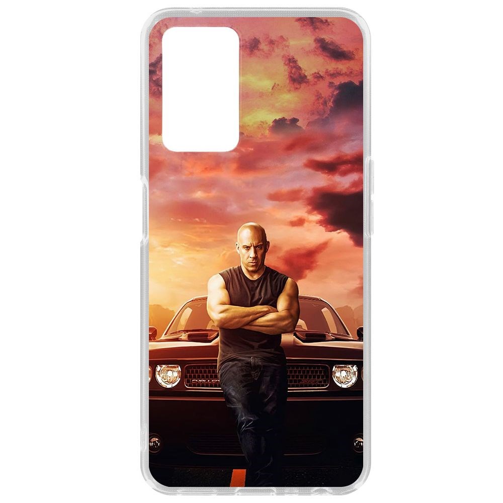 

Чехол-накладка Krutoff Clear Case Форсаж. Доминик Торетто для Oppo A96, Прозрачный