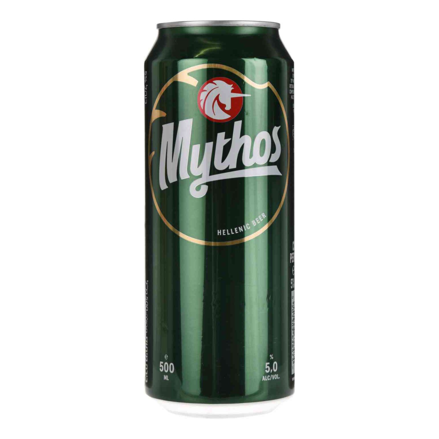 

Пиво Olympic Brewery Mythos светлое фильтрованное пастеризованное 5% 500 мл