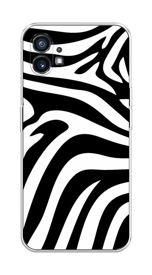 

Чехол Homey на Nothing Phone (1) "Полоски зебры", Черный;белый;бежевый, 3300150-1
