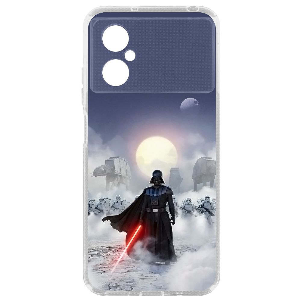 

Чехол-накладка Krutoff Clear Case Звездные Войны. Дарт Вейдер для Xiaomi Poco M4 5G, Прозрачный