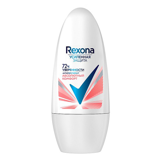 Купить Дезодорант роликовый для тела Rexona Абсолютный комфорт женский 50 мл