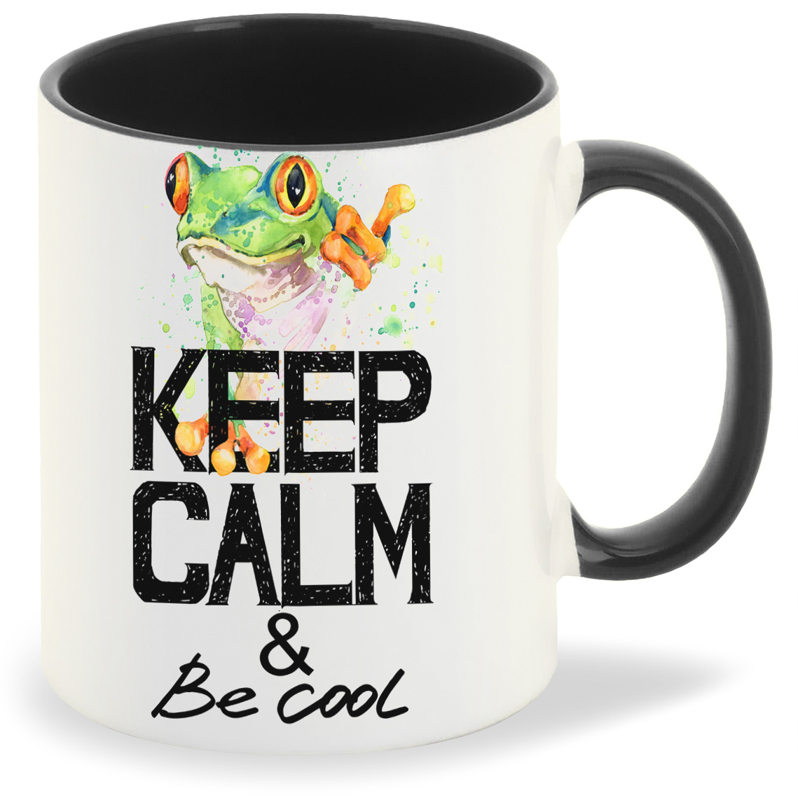 

Кружка CoolPodarok Краски Keep calm and be cool Лягушка, Краски Keep calm and be cool Лягушка