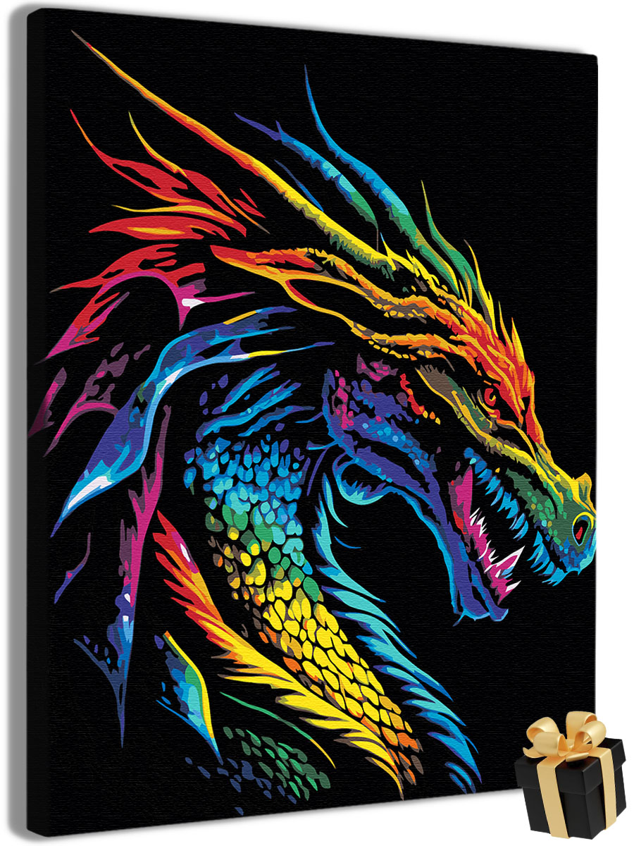 

Картина по номерам Арт-студия Unicorn Дракон N-3025 40x50 см, Дракон