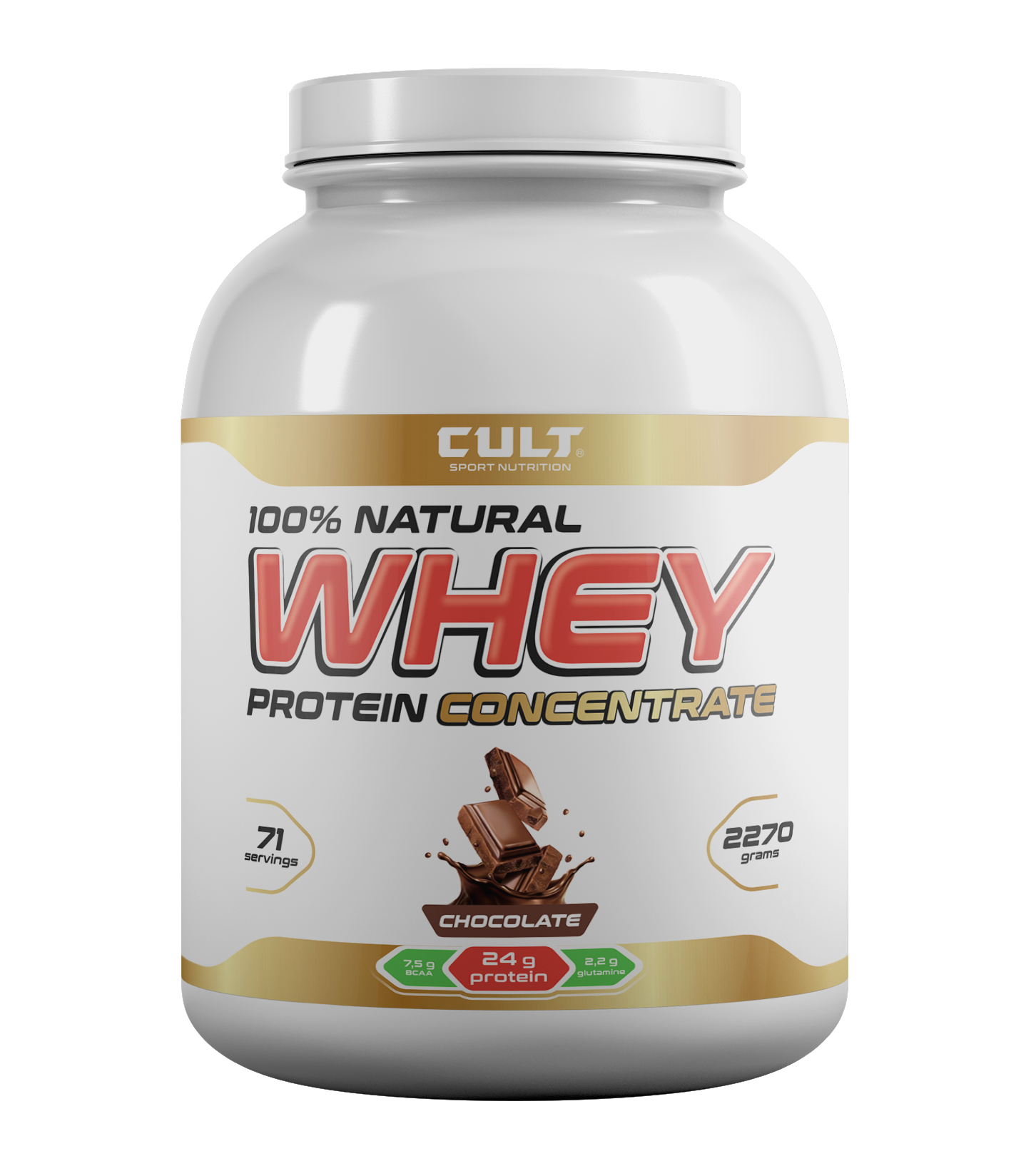 Протеин Cult Sport Nutrition Whey Protein, 2270 г, chocolate