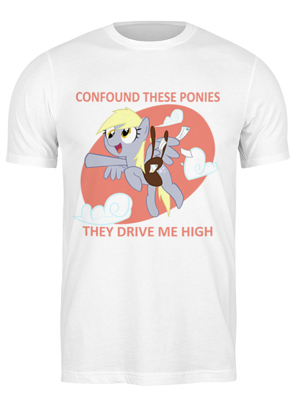 

Футболка мужская Printio Derpy hooves белая 3XL, Derpy hooves