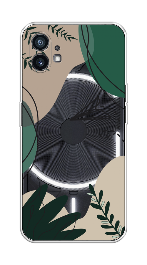 

Чехол Homey на Nothing Phone (1) "Secret Garden", Зеленый;бежевый;черный, 3300150-1