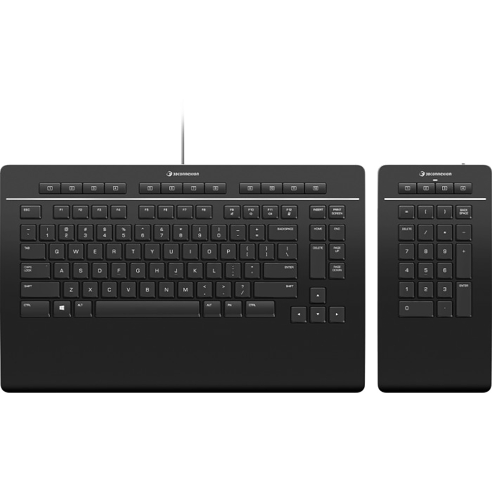 Проводная клавиатура 3DCONNEXION 3DX-700092 Black