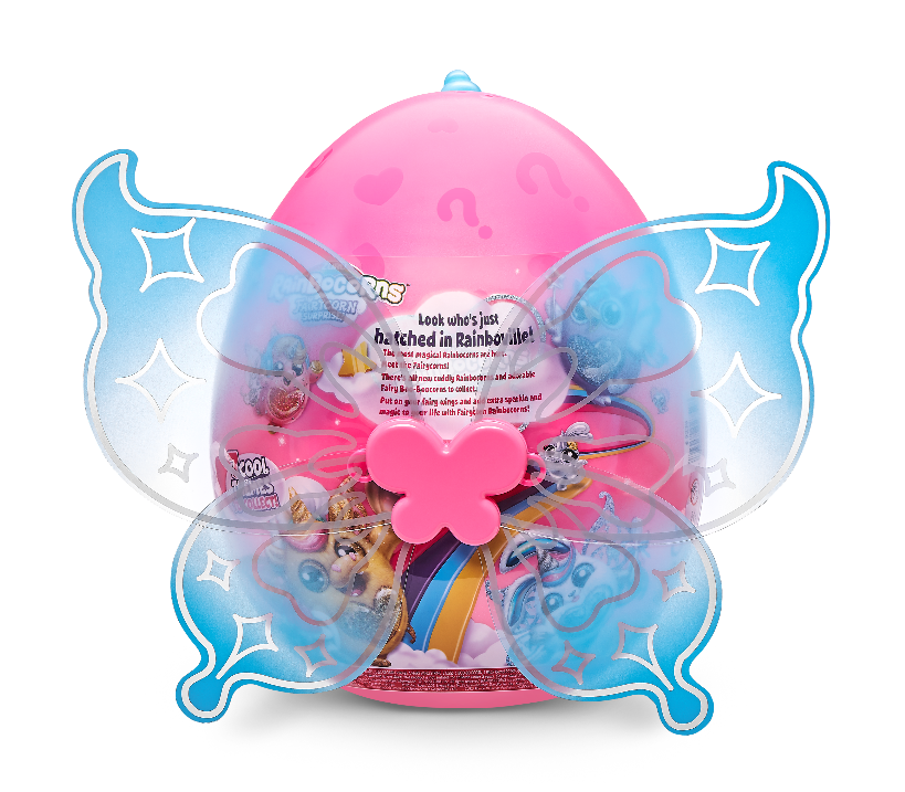 

Мягкая игрушка ZURU Rainbocorns Fairycorn Surprise Плюшевая фея 9238, Разноцветный