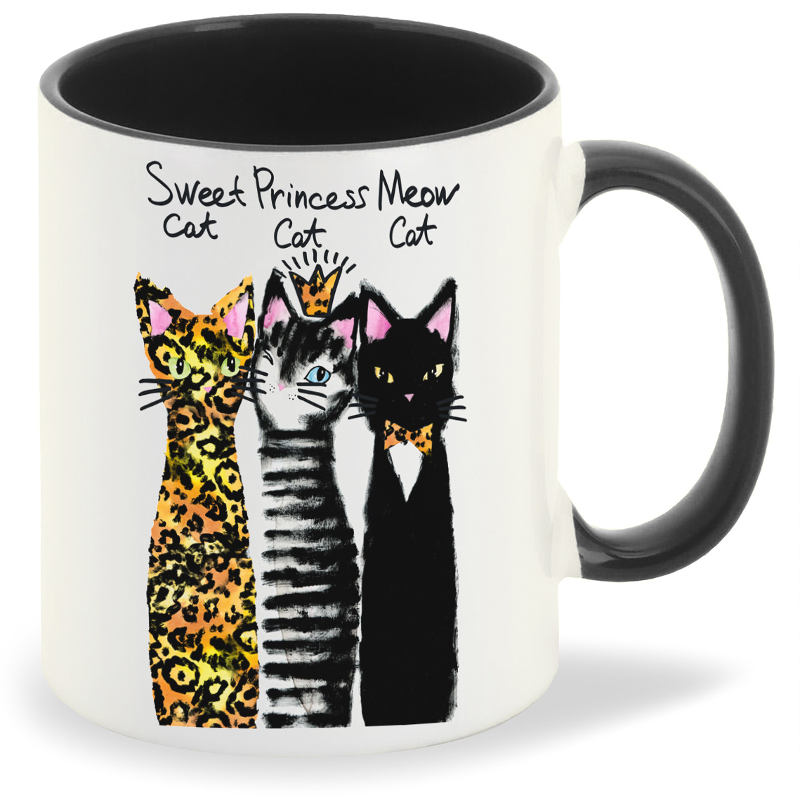 

Кружка CoolPodarok Кошки Sweet catPrincess cat Meow cat, Кошки Sweet catPrincess cat Meow cat