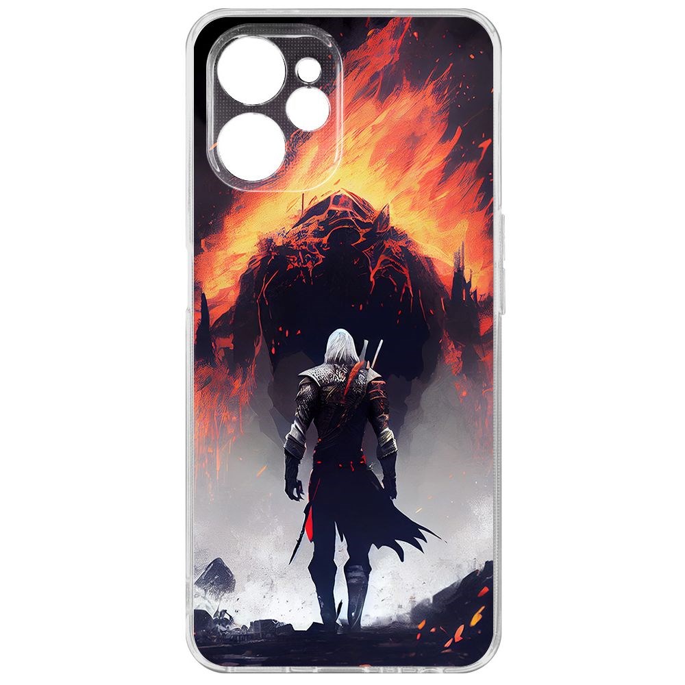 Чехол-накладка Krutoff Clear Case Ведьмак. Геральт для Realme 10 5G