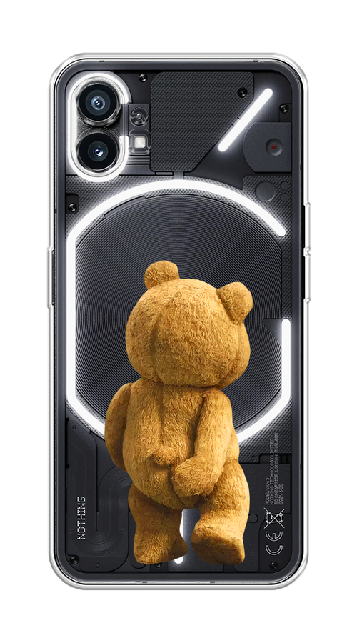

Чехол Homey на Nothing Phone (1) "Медвежья спина", Коричневый;прозрачный, 3300150-1
