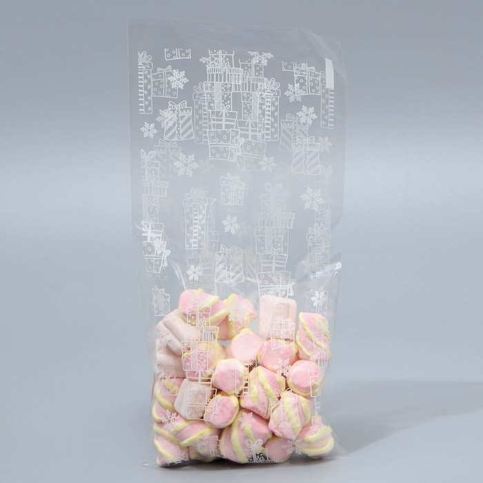 

Пакет подарочный пропиленовый «Подарки», 14 х 29 см