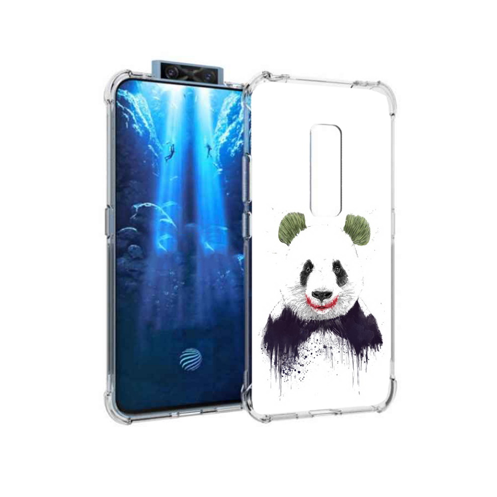 

Чехол MyPads Tocco для Vivo V17 Pro панда джокер (PT226965.387.533), Прозрачный, Tocco