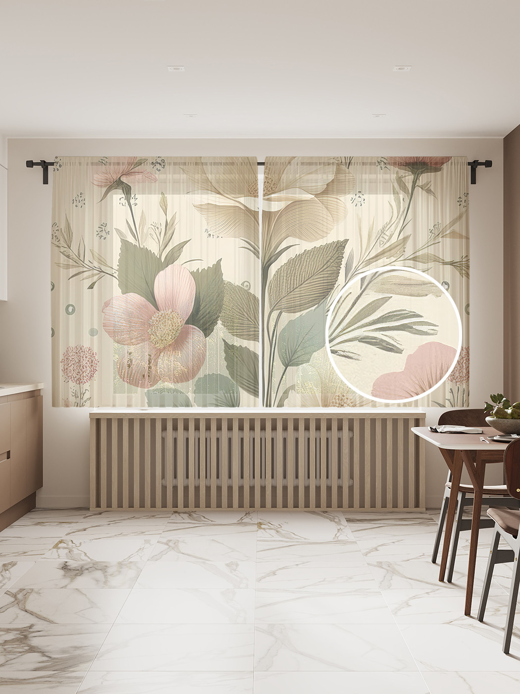 

Тюль JoyArty Нежные бутоны 145х180, tul_sd3352_145x180