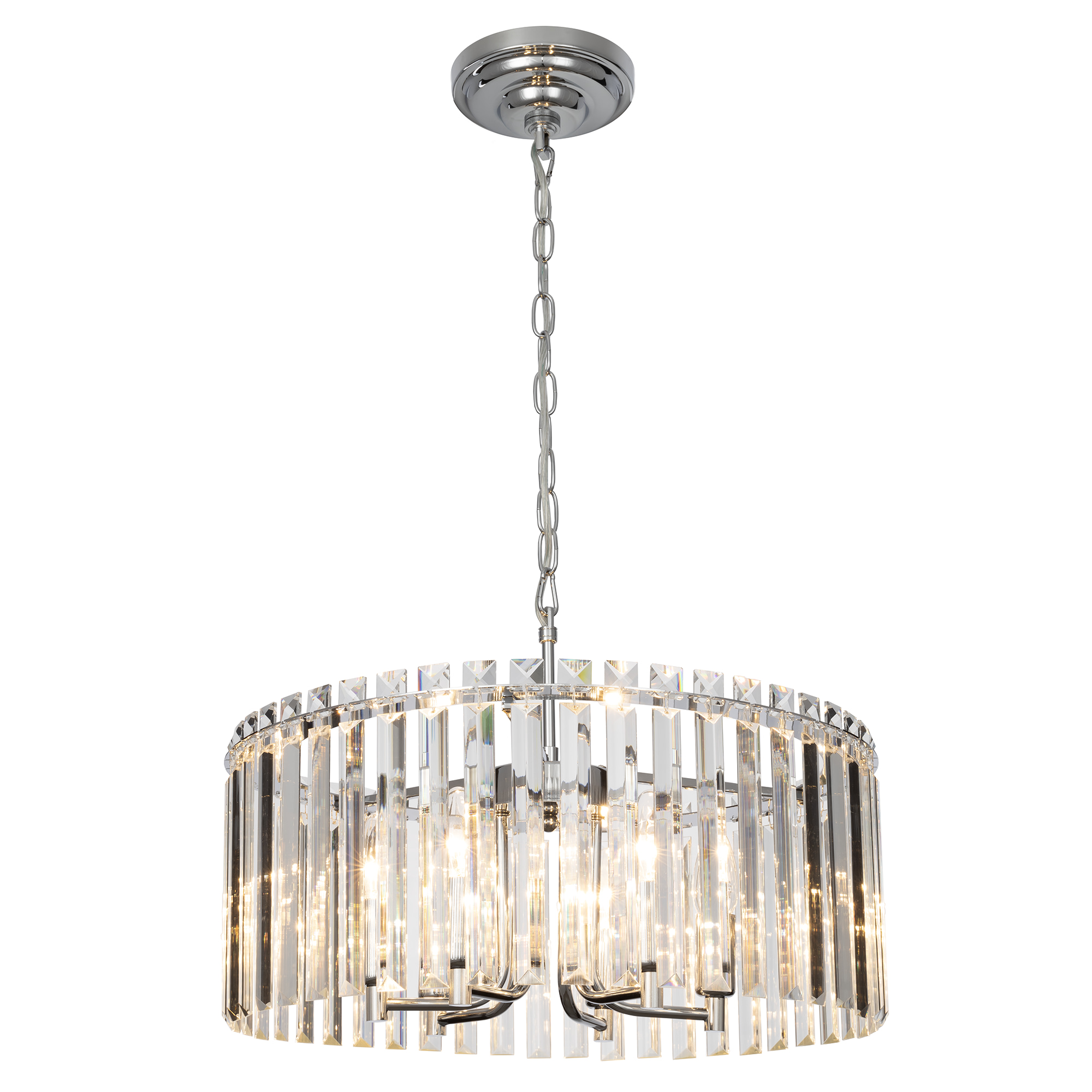 

Хрустальная подвесная люстра Хром Citilux Джейн CL306161, CL306161
