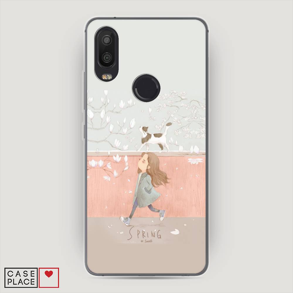 

Чехол Awog на BQ Aquarius X2 / BQ Аквариус X2 "Девочка-весна", 200550-7