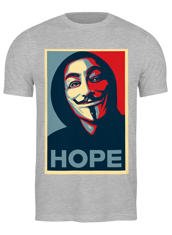 

Худи мужское Printio Anonimus (obey) серое XL, Серый, Anonimus (obey)