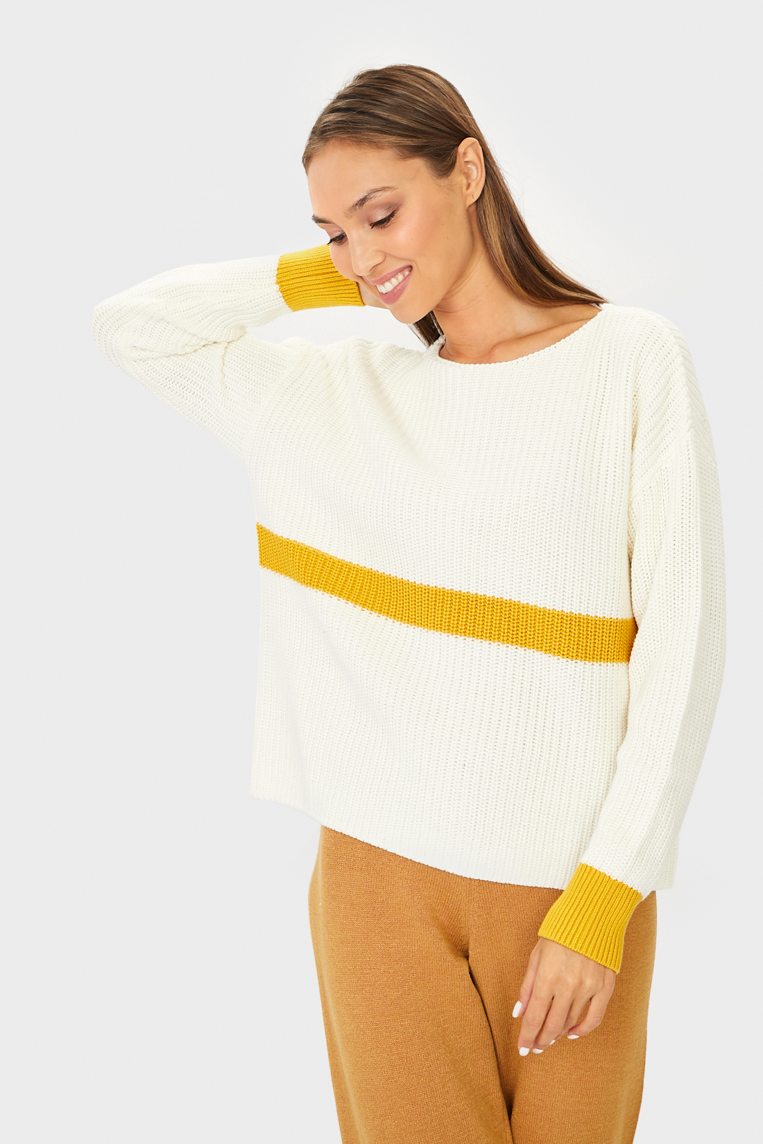 

Джемпер женский baon B131528 белый S