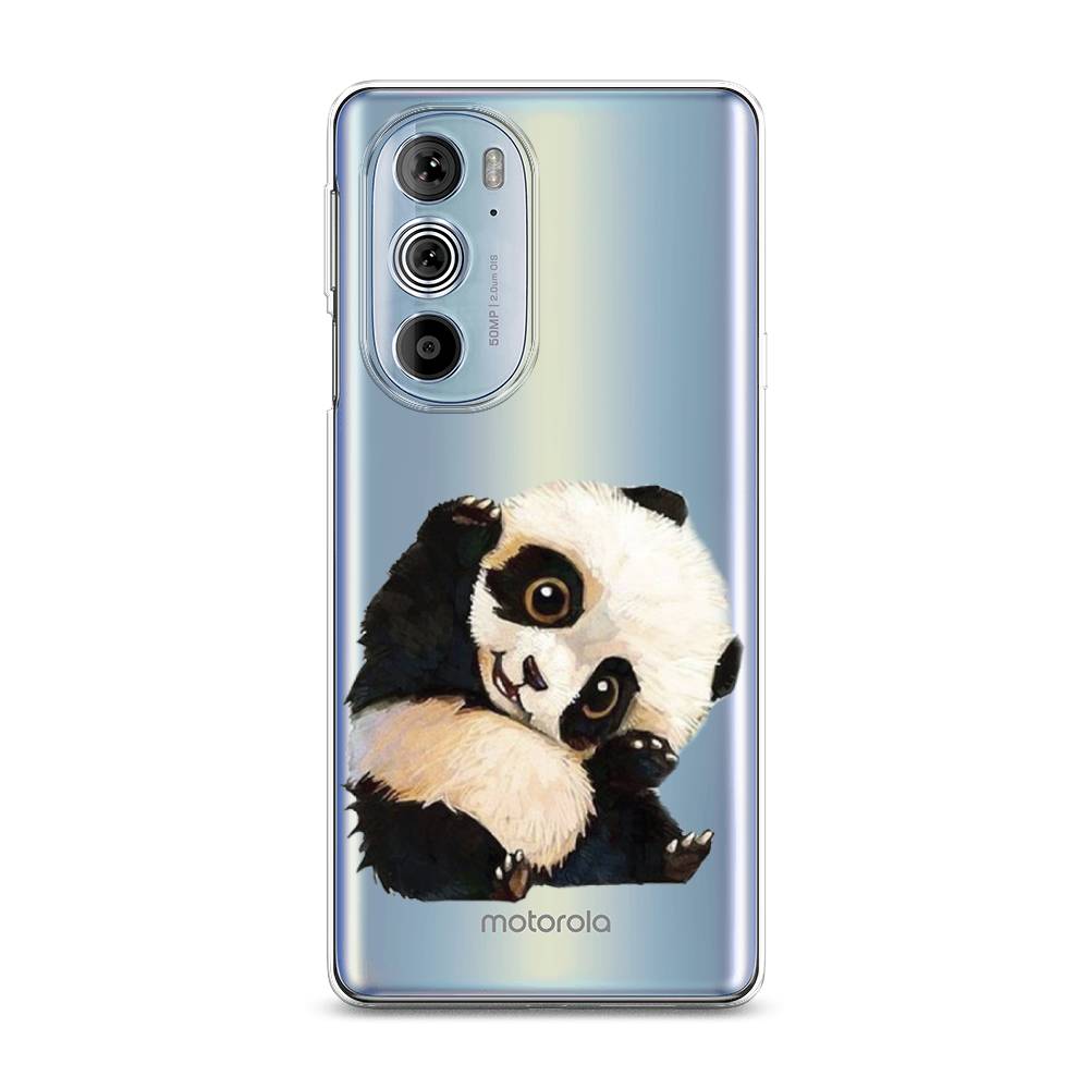 

Силиконовый чехол "Большеглазая панда" на Motorola Edge 30 Pro, Большеглазая панда