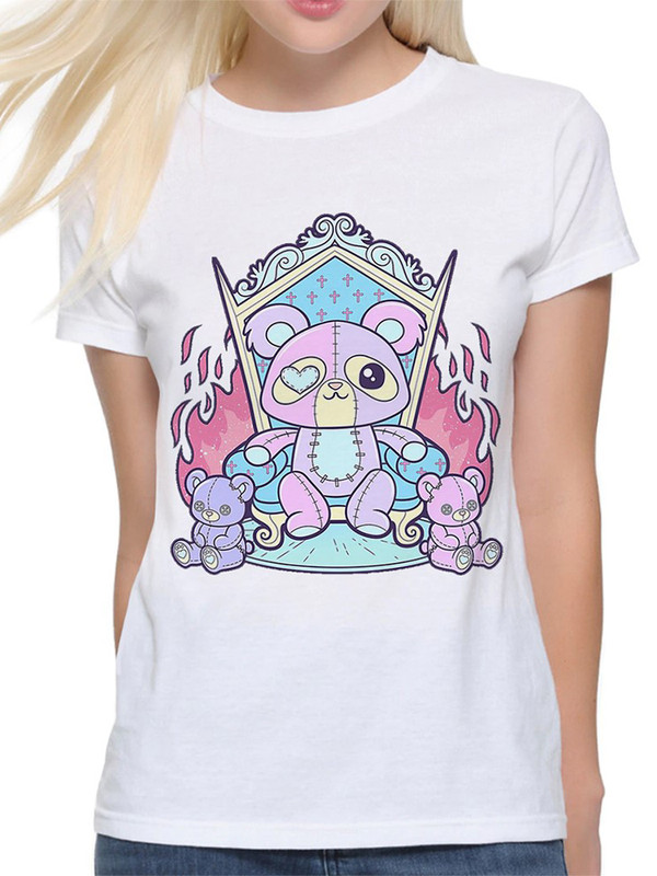 

Футболка женская DreamShirts Studio Игрушечный Медведь / Медведи / с медведем белая L, Белый, Игрушечный Медведь / Медведи / с медведем