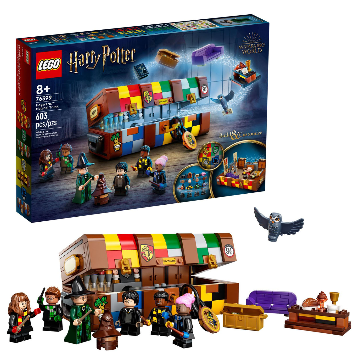 фото Конструктор lego harry potter 76399 волшебный чемодан хогвартса