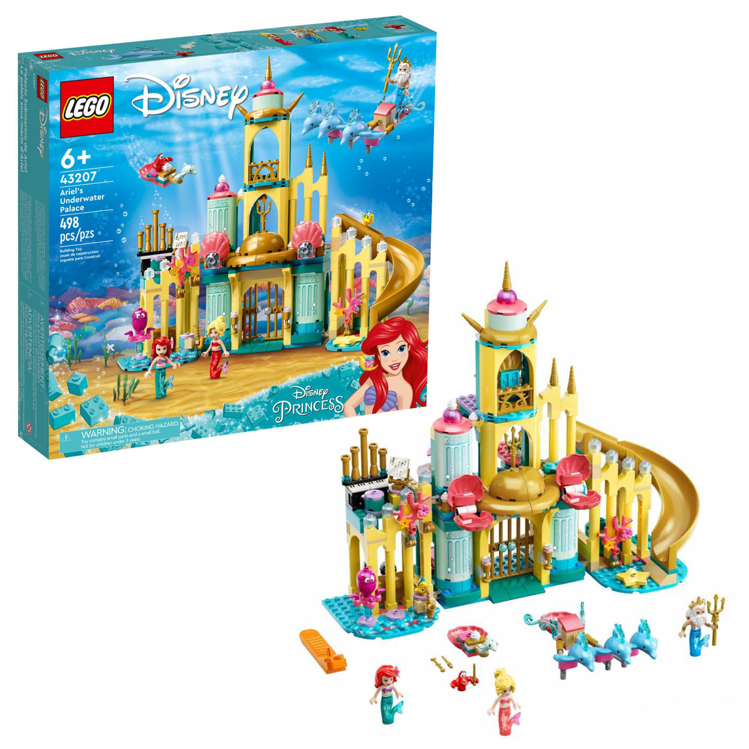 фото Конструктор lego disney princess 43207 подводный дворец ариэль