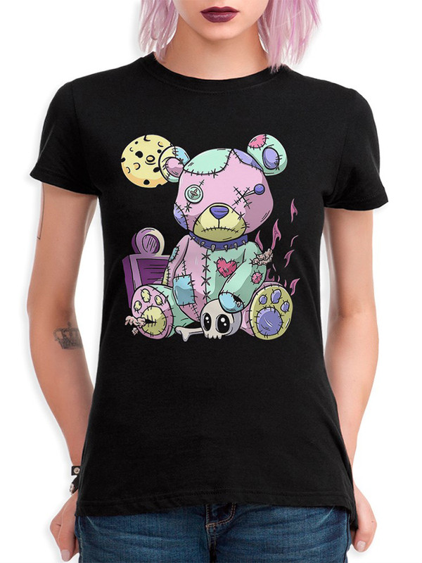 

Футболка женская DreamShirts Studio Игрушечный Медведь / с медведем черная M, Черный, Игрушечный Медведь / с медведем