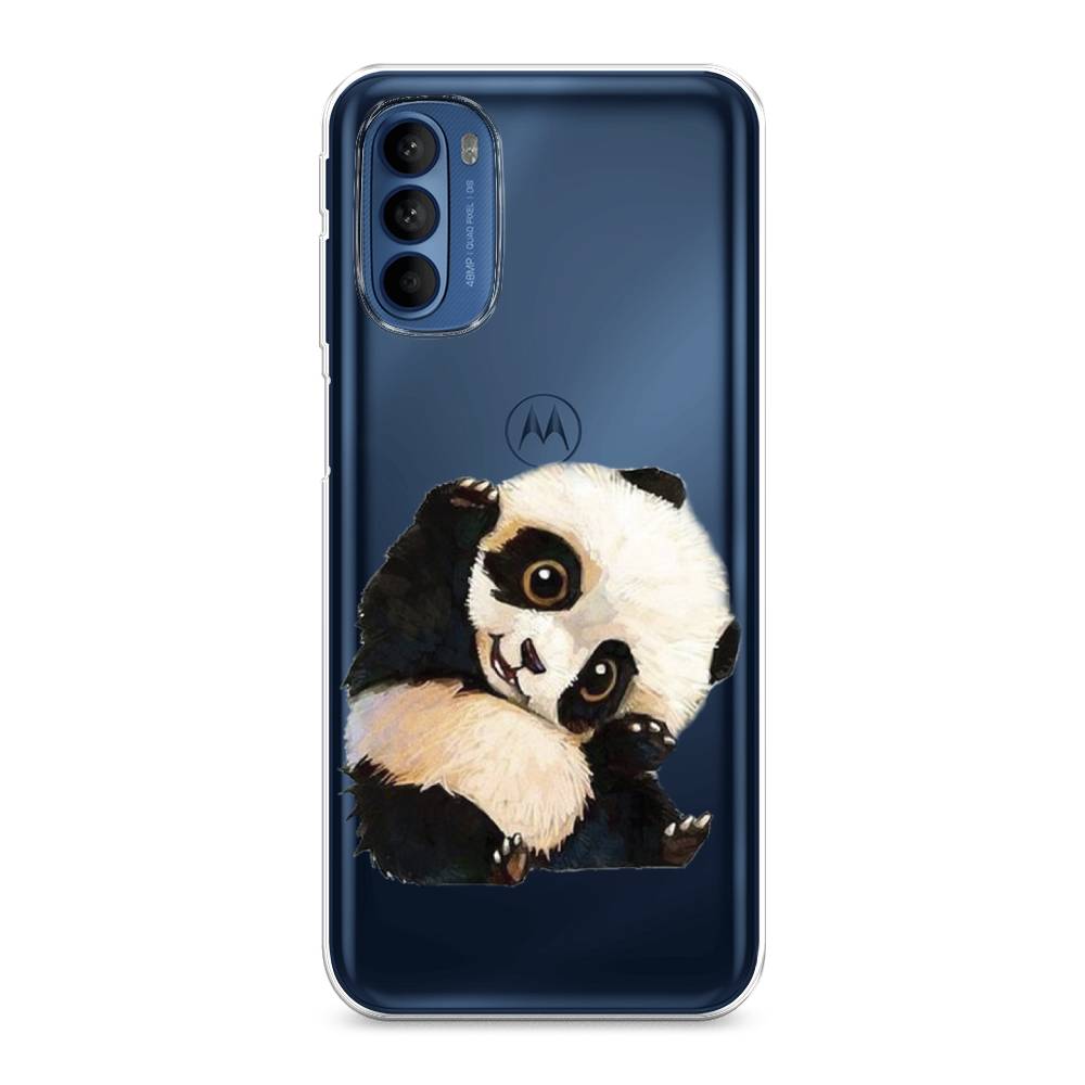 

Силиконовый чехол "Большеглазая панда" на Motorola Moto G41, Большеглазая панда