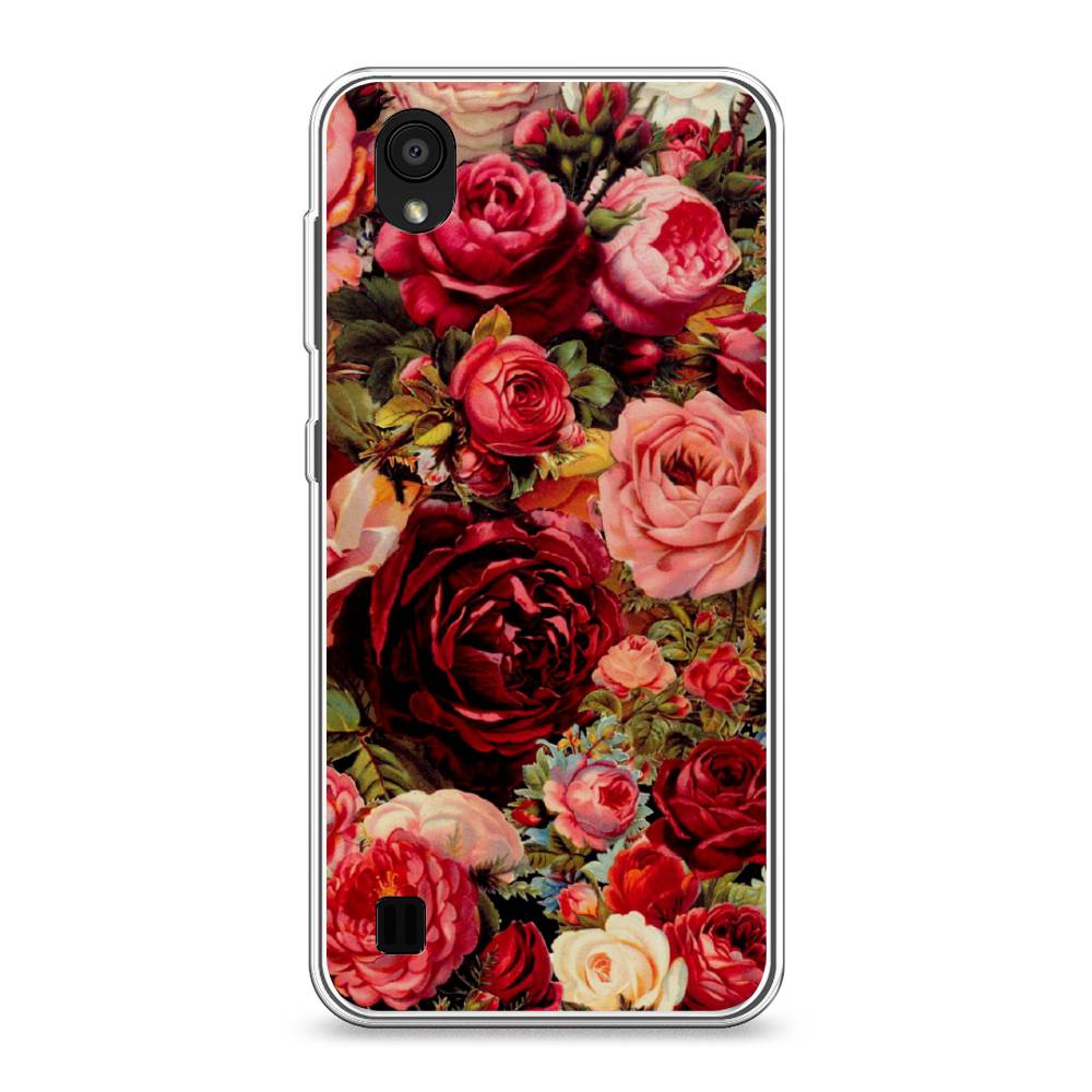 

Чехол Awog на ZTE Blade A5 (2019) / ЗТЕ Блэйд A5 (2019) "Розы винтажные", 133050-8